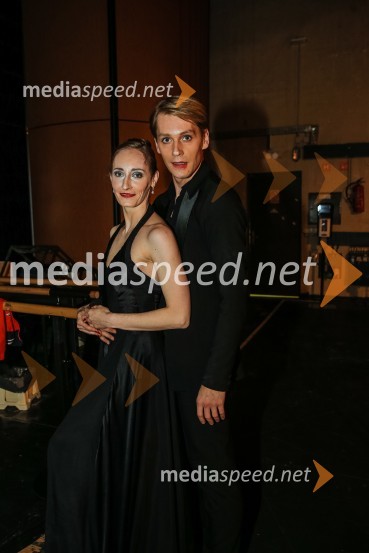  Olesja Hartmann Marin, baletna plesalka;  Sytze Jan Luske, baletni plesalecBaletni gala SNG Maribor