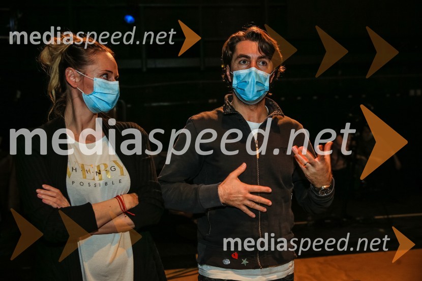  Valentina Turcu, koreografinja in baletna solistka;  Edward Clug, umetniški direktor, Balet SNG MariborBaletni gala SNG Maribor