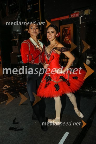  Yuya Omaki, baletni solist;  Asami Nakashima, baletna solistkaBaletni gala SNG Maribor