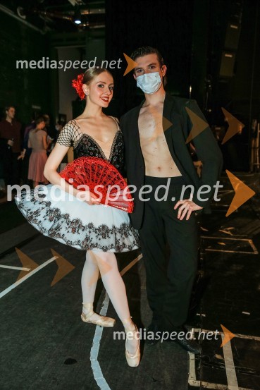  Mina Radaković, baletna plesalka;  Tomaž Viktor Abram Golub, baletni plesalecBaletni gala SNG Maribor