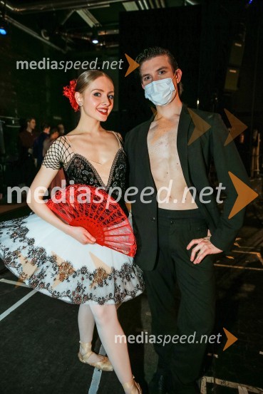  Mina Radaković, baletna plesalka;  Tomaž Viktor Abram Golub, baletni plesalecBaletni gala SNG Maribor