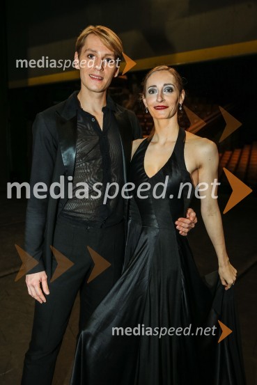  Sytze Jan Luske, baletni plesalec;  Olesja Hartmann Marin, baletna plesalkaBaletni gala SNG Maribor