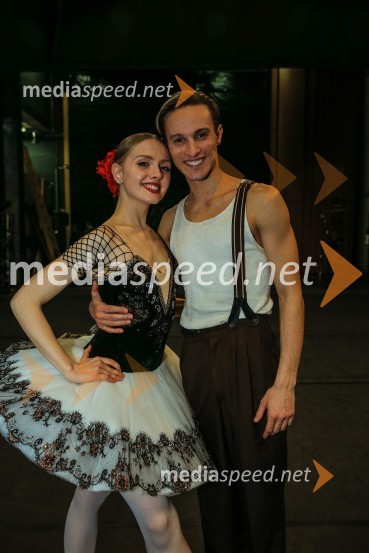  Mina Radaković, baletna plesalka;  Davide Buffone, baletni plesalecBaletni gala SNG Maribor