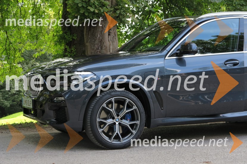 BMW X5 xDrive45e, Mediaspeed test