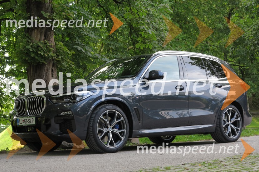 BMW X5 xDrive45e, Mediaspeed test
