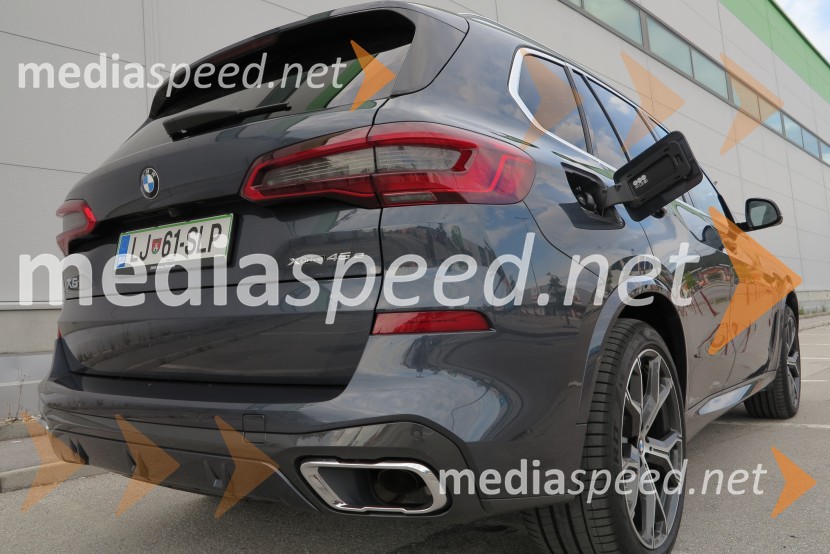BMW X5 xDrive45e, Mediaspeed test
