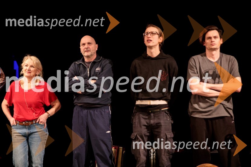  Olga Grad, igralka;  Dario Varga, igralec;  Uroš Kaurin, igralec;  Primož Bezjak, igralecPreklet naj bo izdajalec svoje domovine!, Slovensko mladinsko gledališče