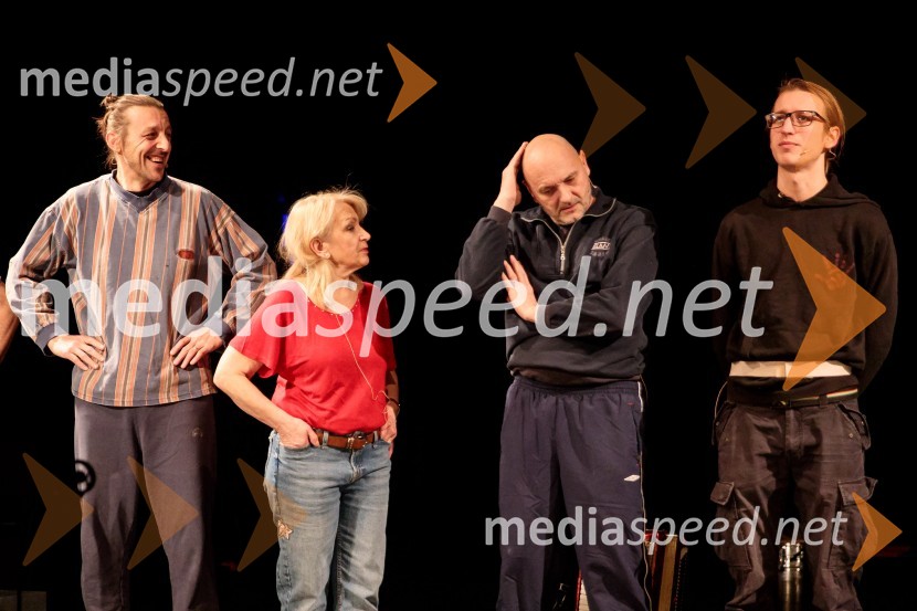  Matej Recer, igralec;  Olga Grad, igralka;  Dario Varga, igralec;  Uroš Kaurin, igralecPreklet naj bo izdajalec svoje domovine!, Slovensko mladinsko gledališče