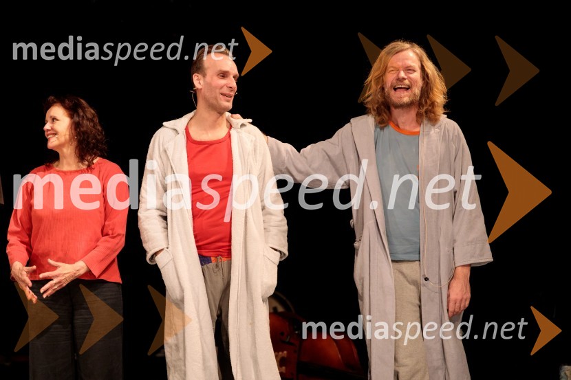  Draga Potočnjak, igralka in pisateljica;  Boris  Šeparović, igralec;  Matija  Vastl, igralecPreklet naj bo izdajalec svoje domovine!, Slovensko mladinsko gledališče