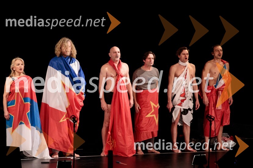  Olga Grad, igralka;  Matija  Vastl, igralec;  Dario Varga, igralec;  Uroš Maček, igralec;  Primož Bezjak, igralec;  Matej Recer, igralecPreklet naj bo izdajalec svoje domovine!, Slovensko mladinsko gledališče