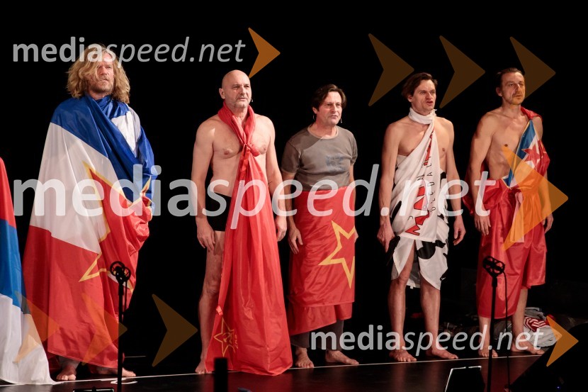  Matija  Vastl, igralec;  Dario Varga, igralec;  Uroš Maček, igralec;  Primož Bezjak, igralec;  Matej Recer, igralecPreklet naj bo izdajalec svoje domovine!, Slovensko mladinsko gledališče