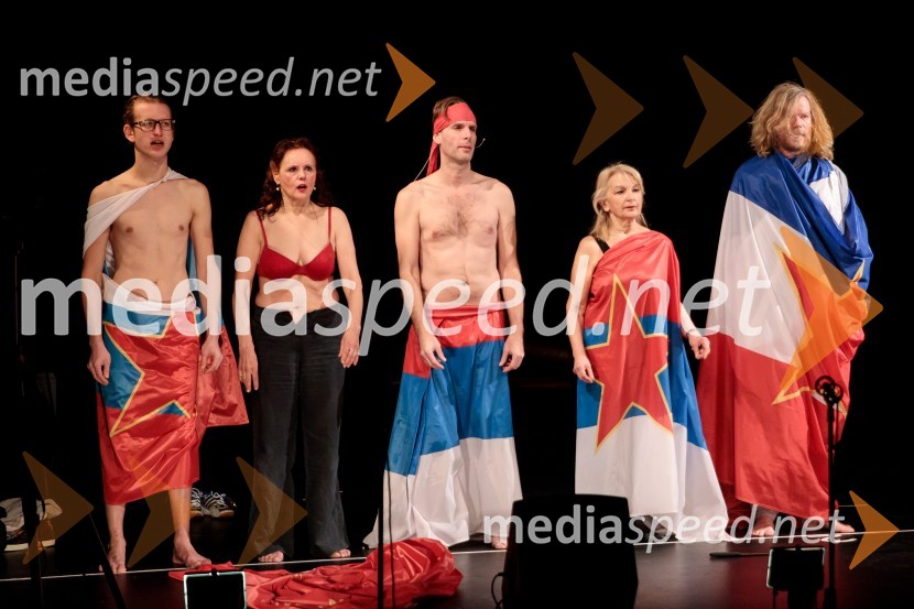  Uroš Kaurin, igralec;  Draga Potočnjak, igralka in pisateljica;  Boris  Šeparović, igralec;  Olga Grad, igralka;  Matija  Vastl, igralecPreklet naj bo izdajalec svoje domovine!, Slovensko mladinsko gledališče