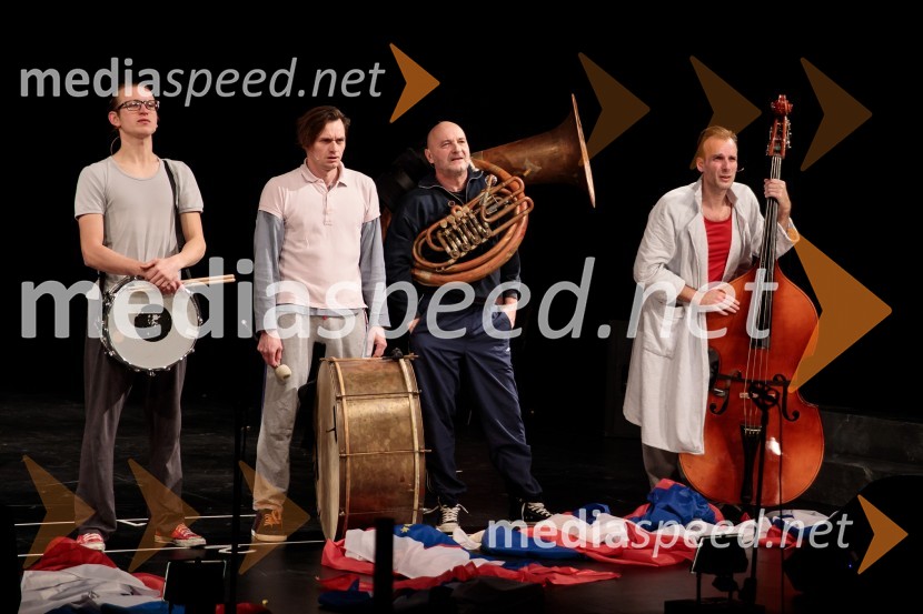  Uroš Kaurin, igralec;  Primož Bezjak, igralec;  Dario Varga, igralec;  Boris  Šeparović, igralecPreklet naj bo izdajalec svoje domovine!, Slovensko mladinsko gledališče