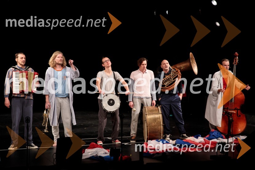  Matej Recer, igralec;  Matija  Vastl, igralec;  Uroš Kaurin, igralec;  Primož Bezjak, igralec;  Dario Varga, igralec;  Boris  Šeparović, igralecPreklet naj bo izdajalec svoje domovine!, Slovensko mladinsko gledališče