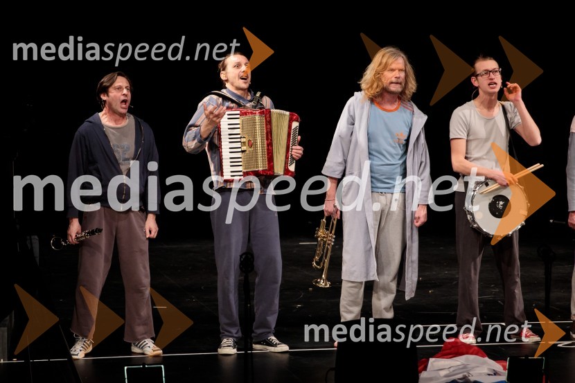  Uroš Maček, igralec;  Matej Recer, igralec;  Matija  Vastl, igralec;  Uroš Kaurin, igralecPreklet naj bo izdajalec svoje domovine!, Slovensko mladinsko gledališče