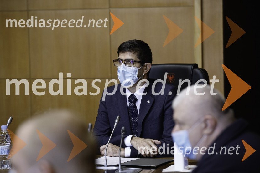  Matjaž Rakovec, župan Mestne občine KranjBorut Pahor na obisku v Mestni Občini Kranj