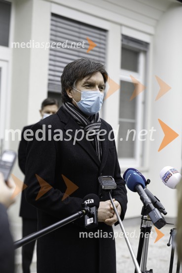 Dr. Aleš Rozman, direktor Klinike GolnikBorut Pahor na obisku v Mestni Občini Kranj