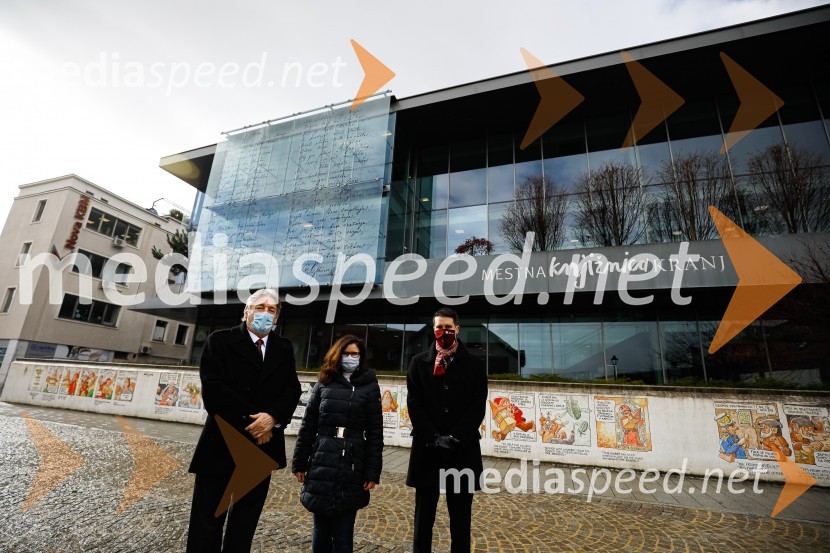  Vasko Simoniti, minister za kulturo;  ... ;  Janez Černe, podžupan Mestne občine KranjPrešernov dan v Kranju