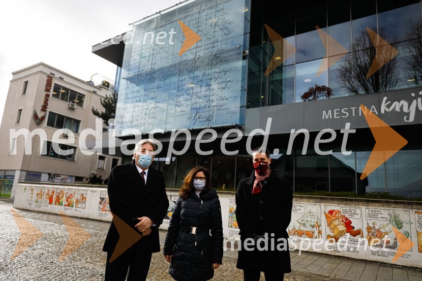  Vasko Simoniti, minister za kulturo;  ... ;  Janez Černe, podžupan Mestne občine KranjPrešernov dan v Kranju