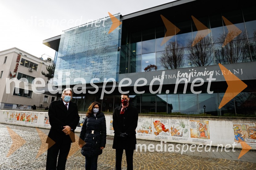  Vasko Simoniti, minister za kulturo;  ... ;  Janez Černe, podžupan Mestne občine KranjPrešernov dan v Kranju