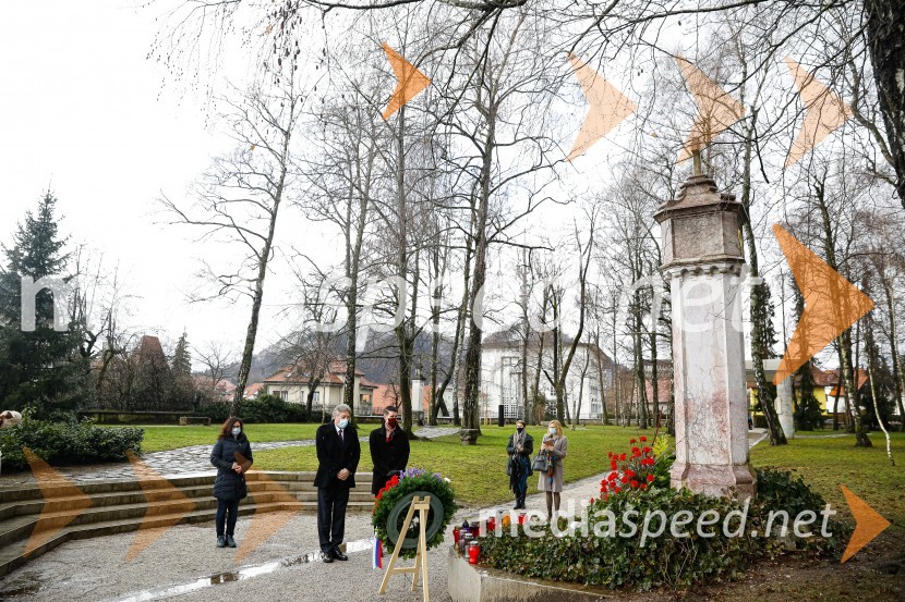  ... ;  Vasko Simoniti, minister za kulturo;  Janez Černe, podžupan Mestne občine Kranj;  Ines Šmon, MOK;  ... Prešernov dan v Kranju