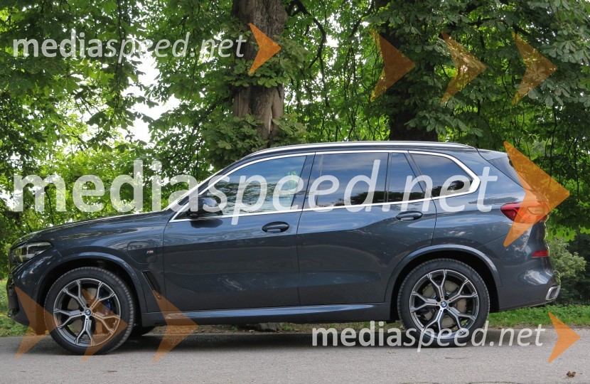 BMW X5 xDrive45e, Mediaspeed test