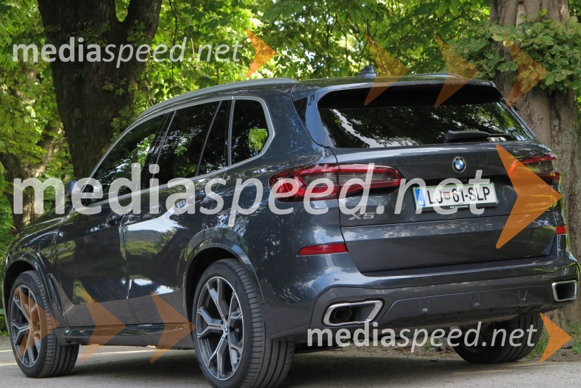 BMW X5 xDrive45e, Mediaspeed test