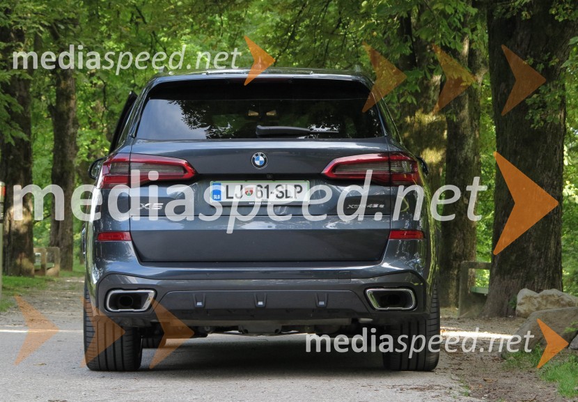 BMW X5 xDrive45e, Mediaspeed test