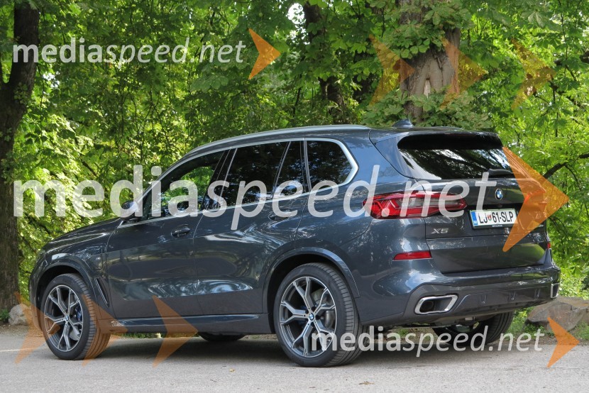 BMW X5 xDrive45e, Mediaspeed test