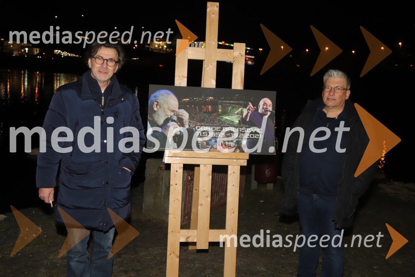  Igor Fekonja - Feki;  Branko Padjan, Plesna šola RollyMaribor prižgal svečke Balaševiću v spomin