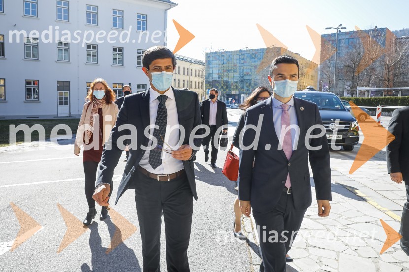 Minister Tonin obiskal MO Kranj