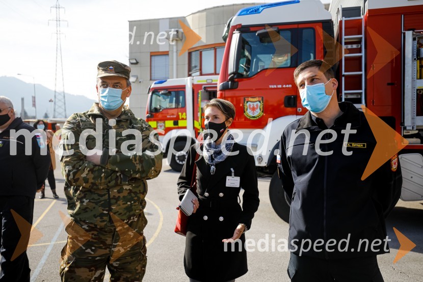 Minister Tonin obiskal MO Kranj