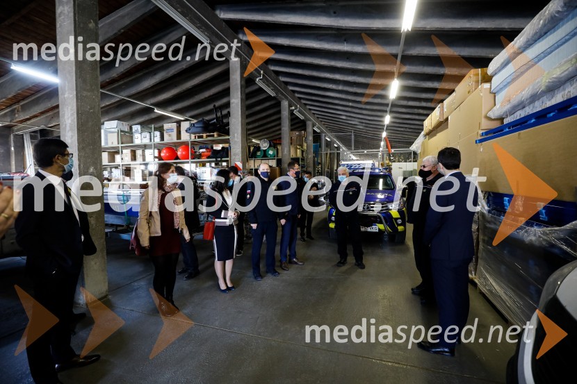 Minister Tonin obiskal MO Kranj