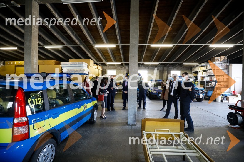 Minister Tonin obiskal MO Kranj