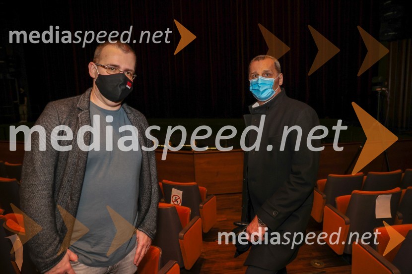  Alan Kavčič, predstavnik za odnose z javnostmi SNG Maribor;  Danilo Rošker, direktor SNG MariborHči polka, premiera komične opere, SNG Maribor