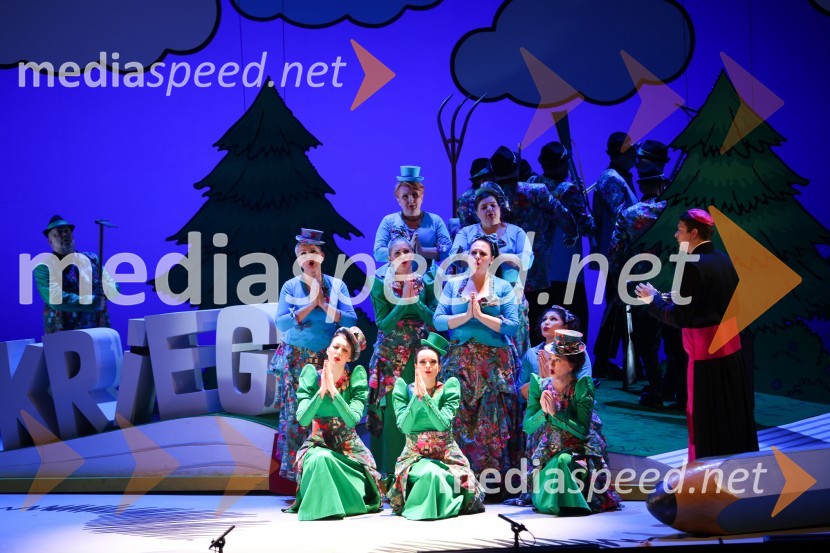Hči polka, premiera komične opere, SNG Maribor