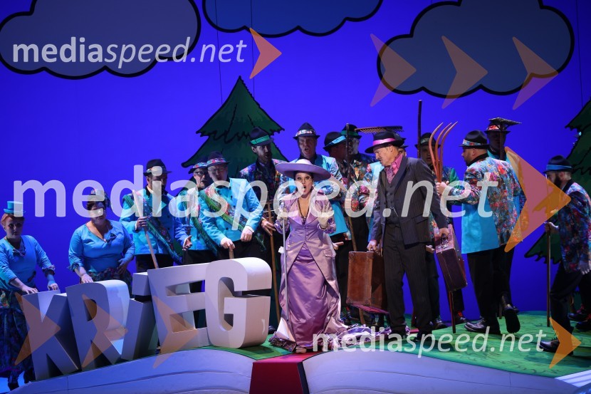  Irena  Petkova, operna pevka;  Dušan Topolovec, operni pevecHči polka, premiera komične opere, SNG Maribor