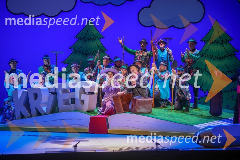  Irena  Petkova, operna pevka;  Dušan Topolovec, operni pevecHči polka, premiera komične opere, SNG Maribor