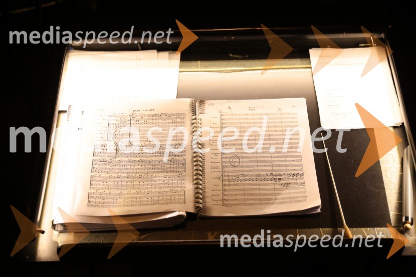 PartitureHči polka, premiera komične opere, SNG Maribor