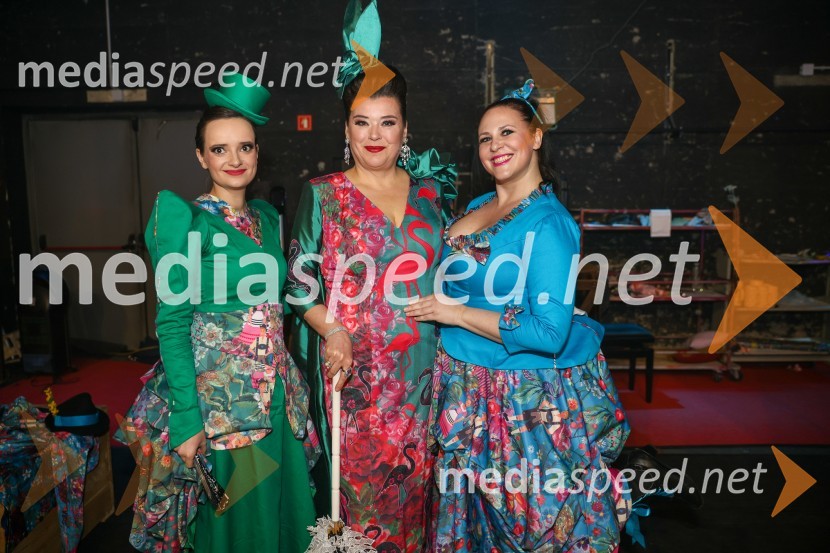  ... ;  Dada Kladenik, pevka;  Mojca Potrč, pevkaHči polka, premiera komične opere, SNG Maribor