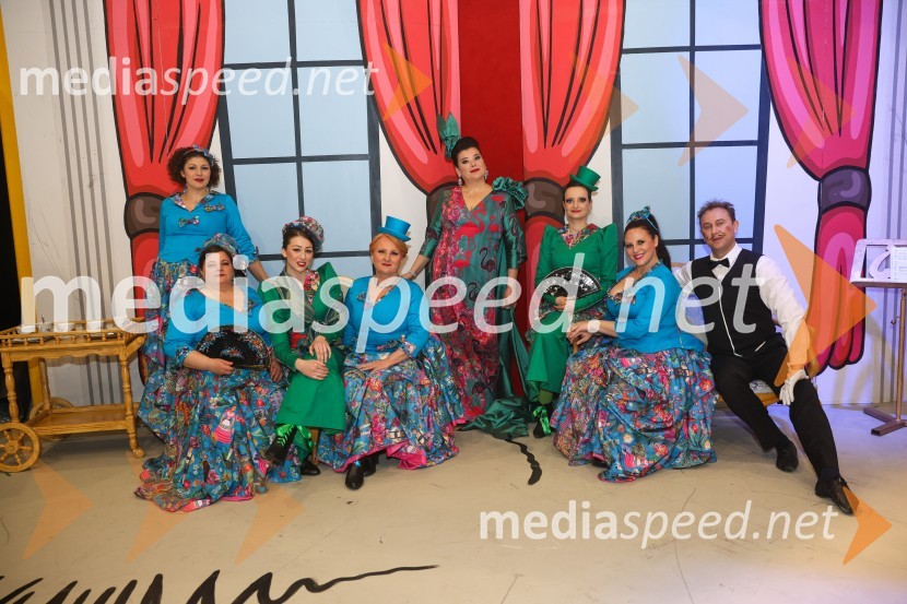  ... ;  ... ;  ... ;  ... ;  Dada Kladenik, pevka;  ... ;  ... ;  ... Hči polka, premiera komične opere, SNG Maribor