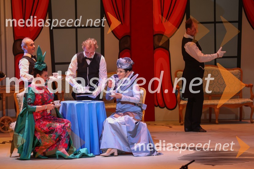  Dada Kladenik, pevka;  Vadim Kurgajev, baletni plesalec;  Irena  Petkova, operna pevkaHči polka, premiera komične opere, SNG Maribor