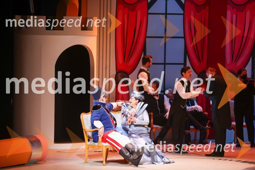  Jaki Jurgec, operni solist;  Irena  Petkova, operna pevkaHči polka, premiera komične opere, SNG Maribor