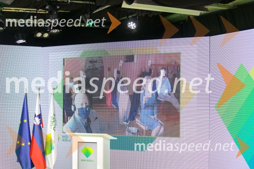 Naša dežela, ustanovitvena seja stranke Aleksandre Pivec