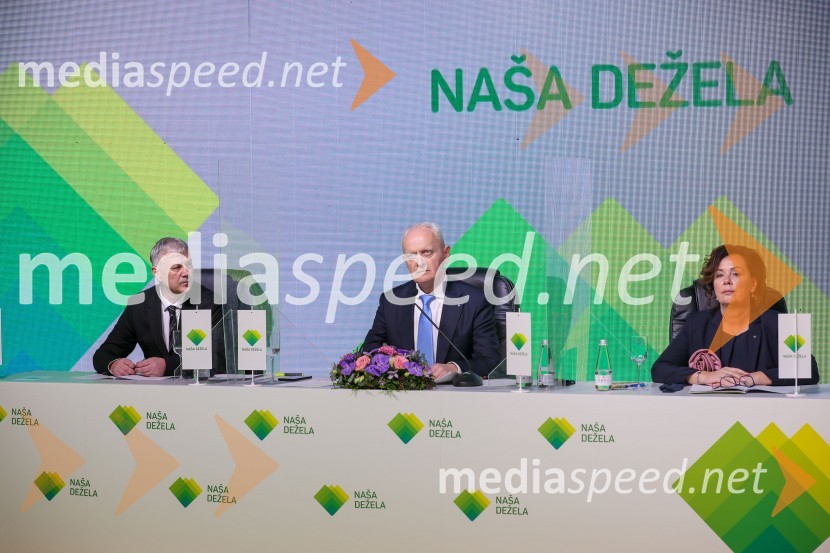  Borut Nejc Razgoršek, stranka Naša dežela;  Danilo Burnač, stranka Naša dežela;  Anita Manfreda, stranka Naša dežela, direktorica Občinske uprave BrdaNaša dežela, ustanovitvena seja stranke Aleksandre Pivec