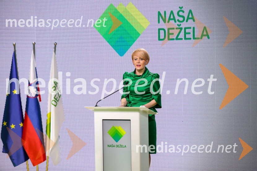 dr. Aleksandra Pivec, stranka Naša dežela, predsednicaNaša dežela, ustanovitvena seja stranke Aleksandre Pivec