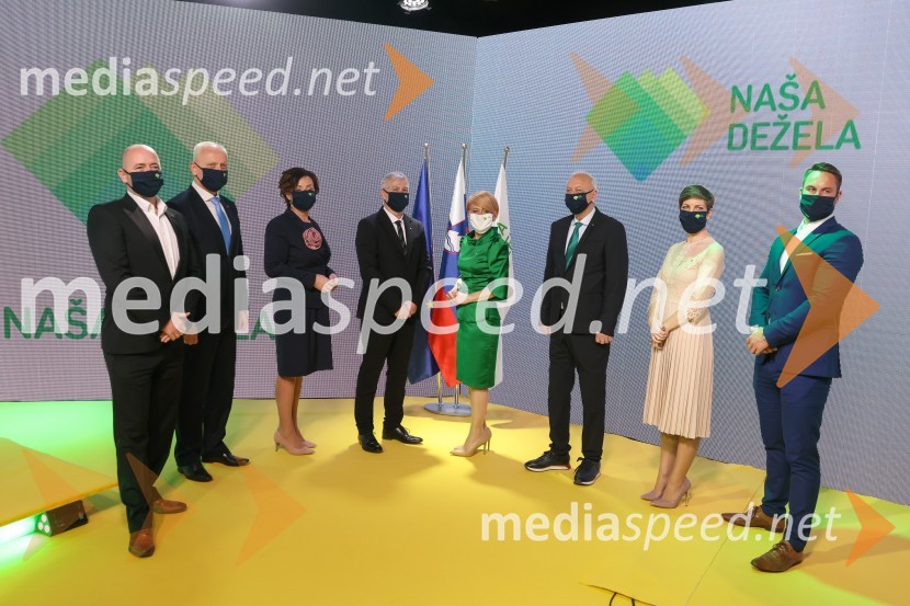  Miha Recek, mestni svetnik MOM, stranka Naša dežela;  Danilo Burnač, stranka Naša dežela;  Anita Manfreda, stranka Naša dežela, direktorica Občinske uprave Brda;  Borut Nejc Razgoršek, stranka Naša dežela; dr. Aleksandra Pivec, stranka Naša dežela, predsednica;  Janez Ujčič, stranka Naša dežela;  Tina Novak Samec, direktorica, ZTKMŠ Brda;  Blaž Jan, stranka Naša deželaNaša dežela, ustanovitvena seja stranke Aleksandre Pivec