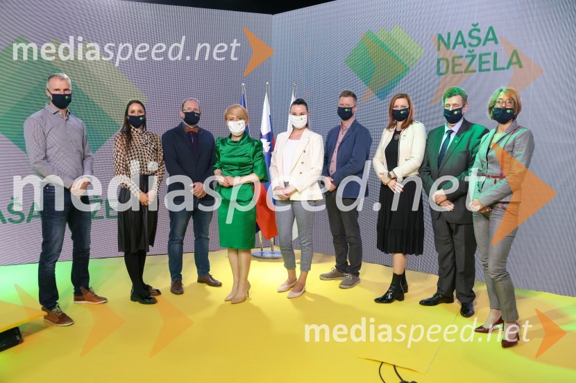  ... ;  Iza Verdel, stranka Naša dežela;  Tilen Mrgole, direktor, Kreativni Laboratorij d.o.o ; dr. Aleksandra Pivec, stranka Naša dežela, predsednica;  ... ;  ... ;  Andreja  Košir Gažovič, stranka Naša dežela;  Boris Gašparin, restavracija Pikol, stranka Naša dežela;  ... Naša dežela, ustanovitvena seja stranke Aleksandre Pivec