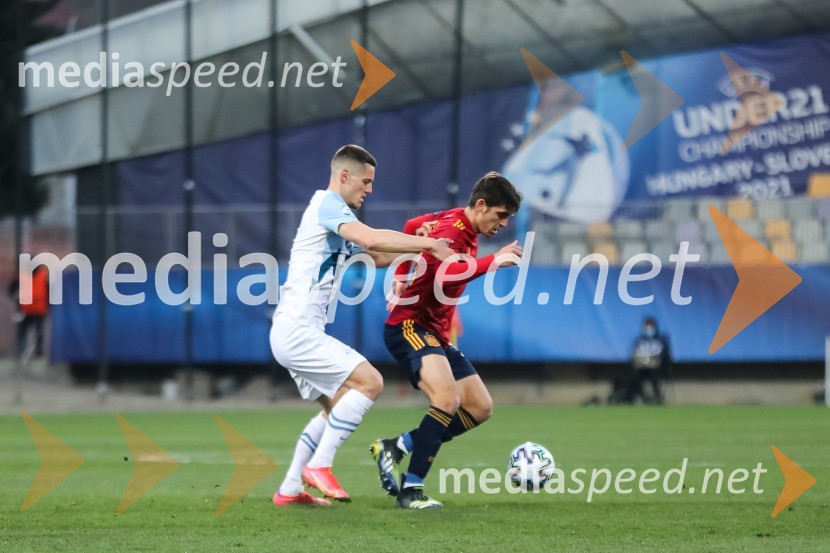 U-21 – evropsko prvenstvo v nogometu: Slovenija - Španija