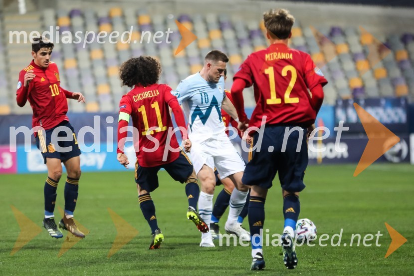 U-21 – evropsko prvenstvo v nogometu: Slovenija - Španija